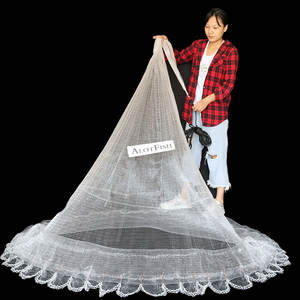 Approvisionnement d'usine 6FT 3/8 "<span class=keywords><strong>filet</strong></span> de fonte de poche de fond de plomb de maille pour les filets de pêche - Product Image 2