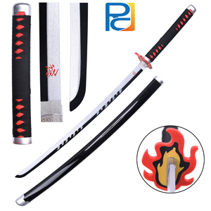 Spada Katana Personalizzata in Bambù 104CM per Cosplay di <span class=keywords><strong>Kamado</strong></span> <span class=keywords><strong>Tanjiro</strong></span>, Spade Giocattolo per <span class=keywords><strong>Età</strong></span> 8+ Marca RDL - Product Image 4