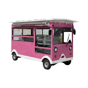 2026 High Quality Hot Dog Cart Concession Coffee Trailer <b>bar</b> Mobile Food Truck Full Fast Food Retail - Product Image 4
