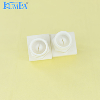 KUMEA 1/4JAC-PTFE Siphon Buse à jet plat atomisant à deux fluides en PTFE Matériau PTFE SUF1-PTFE+M22-PTFE