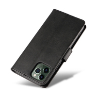 Funda Tipo Cartera de Cuero PU para iPhone 11 Pro - Funda con Soporte, 3 Ranuras para Tarjetas, Cierre Magnético y Carcasa Antigolpes