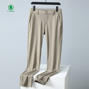 <span class=keywords><strong>Pantaloni</strong></span> estivi Slim Casual da <span class=keywords><strong>uomo</strong></span> elasticizzati asciugatura rapida <span class=keywords><strong>pantaloni</strong></span> elastici <span class=keywords><strong>in</strong></span> <span class=keywords><strong>vita</strong></span> dritta - Product Image 3