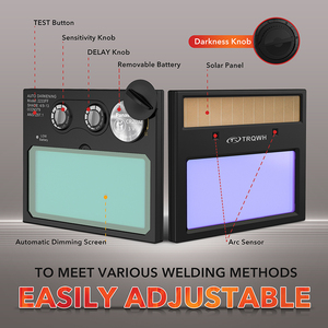 TRQ OEM ODM camaleón aligeramiento cómodo soldador máscara cráneo monstruo TIG MIG mejor casco de soldadura - Product Image 2