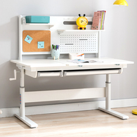 Table de lecture pour enfants réglable en hauteur Mobilier de maison en bois ergonomique Table d'étude pour bébé et chaise pour enfants
