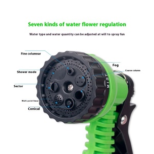 Pistolet à eau de lavage de voiture multi-usages haute pression fourni en usine tuyau télescopique magique 3x pulvérisateurs de jardin en plastique - Product Image 4