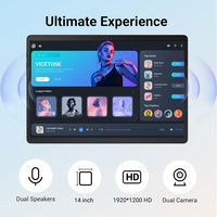 14.1 "N95 CPU 16GB 512GB Win 11 Surface Tablette Écran Tactile Cas 16GB 512GB Tpye-c Business Office Tablet PC Portable 2 en 1