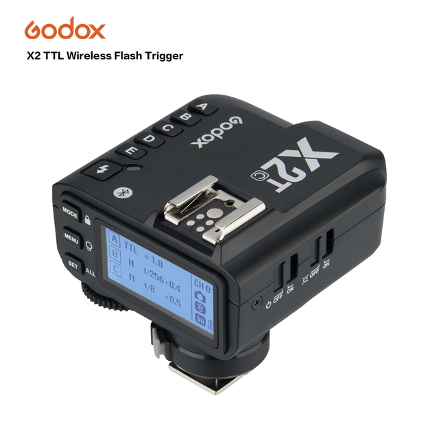 Godox X2 X2T-C X2T-N X2T-S X2T-F X2T-O X2T-P TTL 1/8000s HSS Wireless Flash Trigger for Canon Nikon Sony Fuji Olympus Pentax