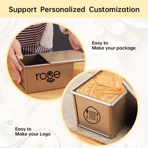 Pullman Loaf Pan bánh mì Pan với nắp cho nướng bánh mì nướng khuôn bánh sandwich nướng không dính Carbon thép nướng món ăn & chảo kim loại - Product Image 4