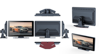 Écran tactile de voiture 9 pouces, écran partagé, DVR, montage sur tableau de bord, CarPlay sans fil, Android Auto, Wi-Fi intégré pour la navigation
