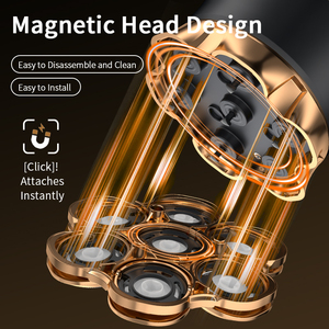 Tête de rasoir électrique personnalisée, magnétique, à sept lames, pour rasage corporel complet, lavable, rechargeable - Product Image 3