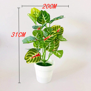 Artificial Potted Plant Greenery 31cm Height Indoor Decor Home <b>Office</b> <b>Decoration</b> - Product Image 1