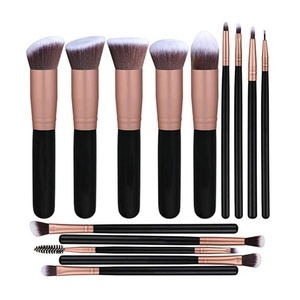 14 or 16 Pack Professional Stock Travel Makeup Brush Set Private Label With Sponger Brush Cleaner <b>Customized</b> Cosmetics Brush Kit - Product Image 2