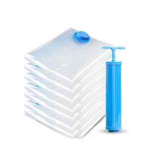 Sacchi <span class=keywords><strong>Sottovuoto</strong></span> Y-XT Extra Large 35*50cm Blu con Valvola, Antiperforazione, in PE, <span class=keywords><strong>per</strong></span> <span class=keywords><strong>Vestiti</strong></span>, Coperte, Pieghevoli, Moderni, da Viaggio, <span class=keywords><strong>per</strong></span> Alimenti - Product Image 2