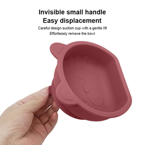 Platos de Silicona para Bebés, Libres de BPA, con Succión, ODM OEM, Grado Alimenticio, Lindos Diseños de Animales, Vajilla para Niños Pequeños - Product Image 4