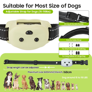 Collier anti-aboiement pour <span class=keywords><strong>chien</strong></span> à vibration et choc humain, garantissant le <span class=keywords><strong>calme</strong></span> et la sécurité <span class=keywords><strong>de</strong></span> l'animal domestique - Product Image 5