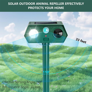 Ngoài trời năng lượng mặt trời động vật Repeller mèo chó Hươu Fox răn đe năng lượng mặt trời Powered động vật răn đe thiết bị không thấm nước động vật hoang dã Repeller - Product Image 5