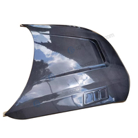 Capot moteur avant en fibre de carbone noire personnalisé pour AUDI A6 C7 S6 2012-2016 – Amélioration de la carrosserie en carbone – Vente en gros