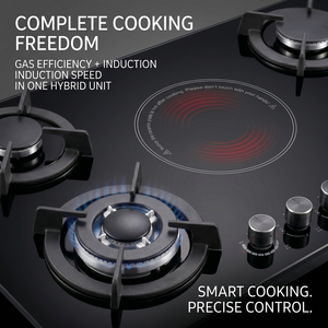 Electric Hob LPG NG Gas Stove 5 Burner Class Energy Efficient Tempered Glass Battery Powered Household Kitchen Appliance <strong>Estufa</strong> - Product Image 2