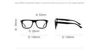 Monture de lunettes optiques carrées Partagas TR90 avec branches à clipser, anti-lumière bleue, pour hommes