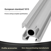 Profilé en aluminium standard européen 1515 à fente en T pour imprimante 3D, découpe, pliage, soudage pour machine CNC DIY, cadre modulaire d'automatisation
