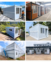 Maison miniature en acier modulaire pliable et extensible, prête à être expédiée, maison mobile pour hôtel, appartement, hôpital, bureau, villa