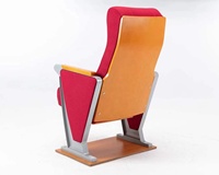 Chaise pliante moderne en acier inoxydable ML avec rembourrage en éponge pour usage intérieur, salles de conférence, auditoriums et hôtels