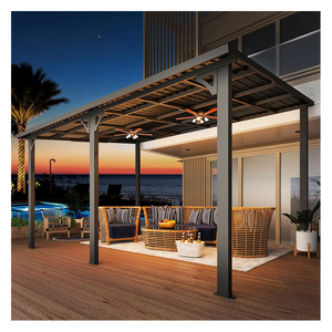 <span class=keywords><strong>Pérgola</strong></span> de Aluminio para Jardín con Techo Corredizo Eléctrico, <span class=keywords><strong>Pérgola</strong></span> de Aluminio con Persianas, <span class=keywords><strong>Precio</strong></span> de Fábrica en China, <span class=keywords><strong>Pérgola</strong></span> <span class=keywords><strong>6x3</strong></span> - Product Image 1