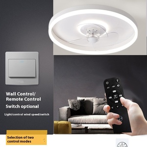 Plafonnier LED moderne à 5 pales avec corps en fer Ventilateur quotidien transfrontalier pour chambre à coucher et étude directe en usine à 220V/110V - Product Image 4