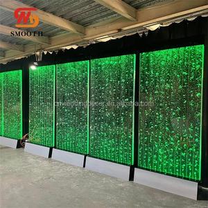 Fond de mariage lisse décor de mariage Led bulle d'eau mur fontaine fond de mariage - Product Image 1