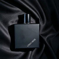 Flacon de parfum en verre 100 ml avec logo personnalisé, sérigraphie, finition givrée, conteneur de parfum rectangulaire de luxe, emballage cadeau, bâtonnets diffuseurs