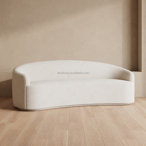 फेली लक्जरी आधुनिक दो सीट फैब्रिक सोफा अपार्टमेंट और घर के फर्नीचर के लिए एक कमरे - Product Image 5