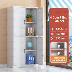 Công ty kim loại Tủ hồ sơ thép khóa nhà để xe lưu trữ tủ kim loại cao công cụ tủ văn phòng với cửa kim loại - Product Image 2