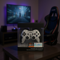 Manette de jeu sans fil multifonction SUNING 2,4 GHz avec double vibration PS1 PS2 PC360 Android TV TVBox Win10