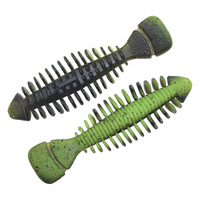 Leurre artificiel en PVC pour pêche au vairon, 65mm 90mm 120mm, type Worm, Spiner, Viber, Shad, Wobbler, Swimbait côtelé, Bass Jigging, Pesca