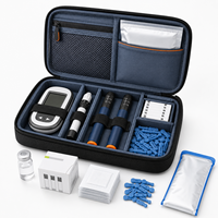 Étui rigide de voyage personnalisé OEM ODM en EVA pour stylo injecteur d'échantillons avec insert en mousse EVA et logo personnalisé