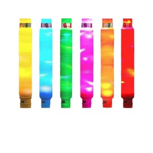 Juguete Antiestrés - Tubo Luminoso LED Intermitente - Juguete Elástico y Apretable para Aliviar el Estrés - Product Image 6