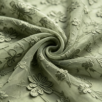 Tissu Brocart Jacquard 100% Polyester de Haute Qualité, Teint en Fil, Léger, Transparent, Écologique, Résistant à l'Abrasion, Largeur 58/60 pouces
