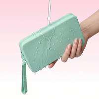Approvisionnement en gros : Sacs à main de soirée en silicone haut de gamme pour femmes, portables et polyvalents, et grandes trousses de maquillage et étuis