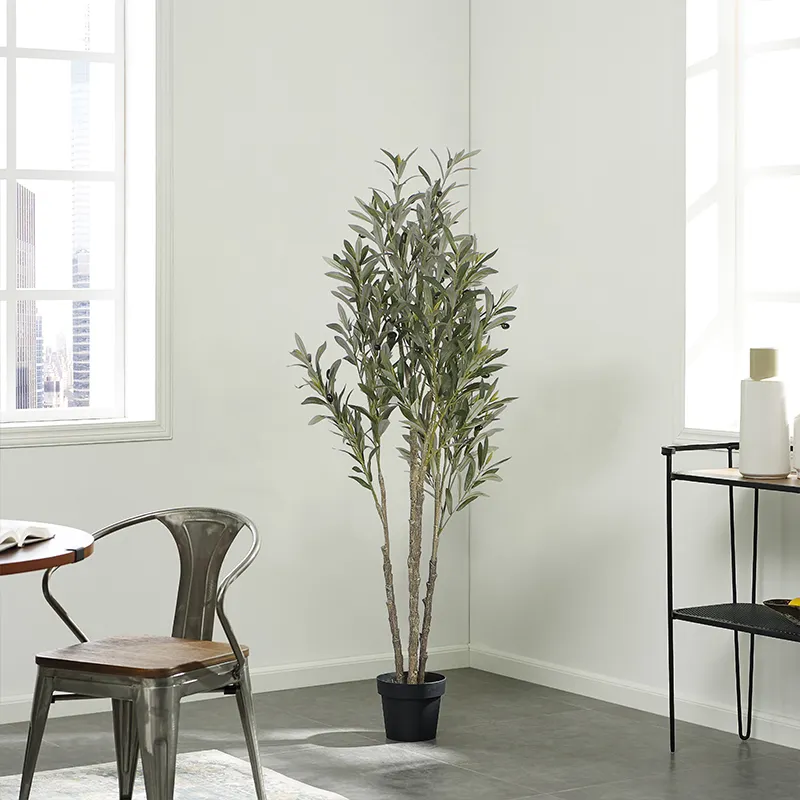 130cm Olivo Planta artificial Planta decorativa Decoración para el hogar