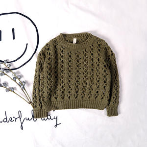 Pulls pour filles de style coréen à motifs ajourés, dernières tendances Www..com.cn - Product Image 2