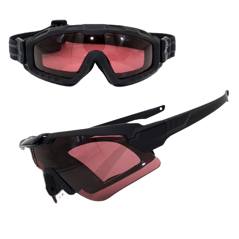 Roewe 2 мм Тактические Солнцезащитные очки с противотуманной линзой наружные взрывозащищенные очки