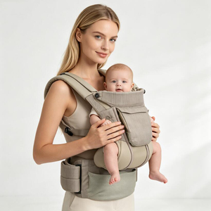 Porte-bébé pliable et respirant, sac de transport ergonomique pour nouveau-né et bambin - Product Image 1