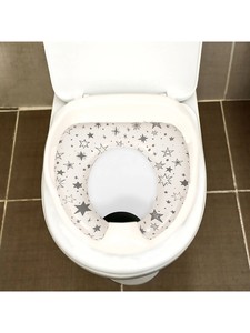 Adaptateur de siège de toilette de luxe pour bébé avec poignées, coussin en éponge douce rembourré, anneau d'apprentissage de la propreté pour tout-petits - Fournisseur en gros - Product Image 4