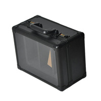 Boîte de rangement personnalisée en aluminium transparent pour cartes de sport Compatible avec le chargeur supérieur PSA BGS CSG GSC