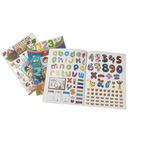 Venta al por mayor de libros educativos personalizados A4, libros para niños, libro educativo para colorear con bolígrafo de agua y crayón