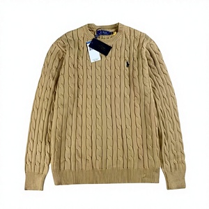 Maglione Invernale Caldo in Lana per <span class=keywords><strong>Uomo</strong></span> e Donna, Pullover con Logo Ricamato sul Davanti, Collo Tondo, Camicia Lavorata a Maglia - Product Image 1