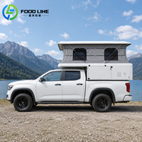 4x4 Offroad Wasserdichtes Dreieckiges Camping-Autodachzelt aus Stoff Leichtes Dachzelt