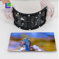 Écran LED flexible et souple pour intérieur, panneau LED incurvé P2.5, 320x160mm, écran LED couleur pleine, module de colonne cylindrique