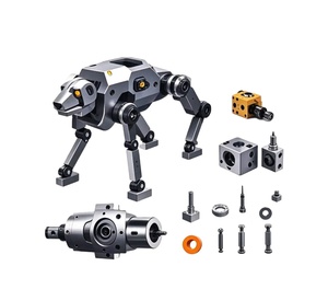 Tùy chỉnh ai thông minh con chó <span class=keywords><strong>Robot</strong></span> Quân Đoàn phụ kiện thép không gỉ CNC các thành phần gia công <span class=keywords><strong>Robot</strong></span> thông minh cơ thể con chó tấm kim loại - Product Image 1