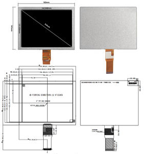 หน้าจอ LCD ของแท้จาก BOE ขนาด 8 นิ้ว แบบ TN สีขาวปกติ ความละเอียด 800*600 แบบ SVGA พอร์ต TTL 50 พิน สาย <span class=keywords><strong>FPC</strong></span> โมดูล LCD ขนาด 8 นิ้ว - Product Image 2